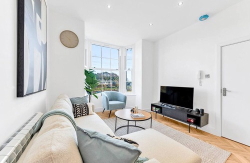Rye Apartment | Timeless Comfort: 1-Bed Gem with Deluxe Kitchen