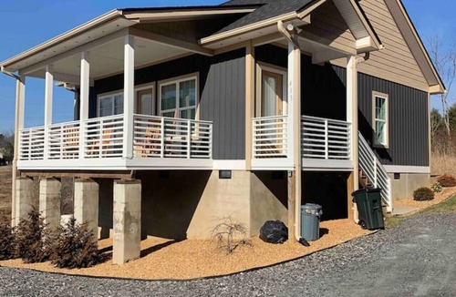 West Jefferson House | Tiny 2br Cabin w/ View | Grill | Fire Pit #1