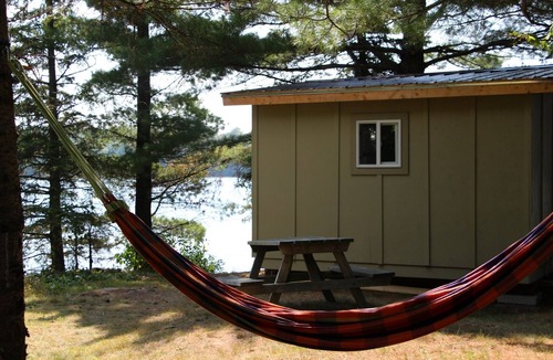 Port Carmen Cabin | Tiny Cabin 5.5 ~ Sunset View ~ Unlimited canoes, kayaks, SUPs