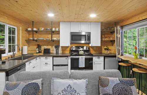 Ashford Cabin | Tiny Home A, just steps from Mt. Rainer Nat. Park w/firepit.