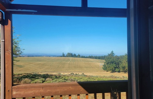 Silverton Cabin | "Tiny Home" at Buena Vista Lavender Farm with private porch and a stunning view