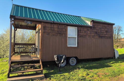 Silverton Cabin | "Tiny Home" at Buena Vista Lavender Farm with private porch and a stunning view