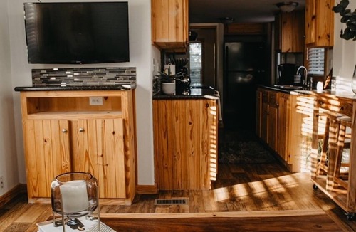 Austin Cabin | Tiny home cabin rentals on gated 2 acres and shared pool! Only 14mi to downtown!