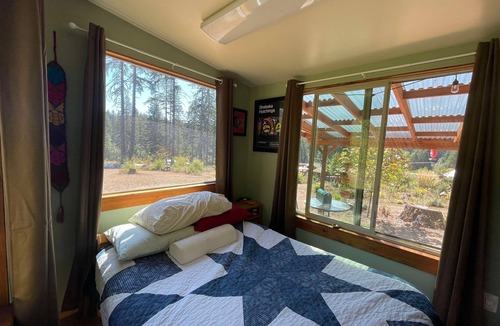 Elmira Resort | Tiny Home Caboose @ Zen Garden Sanctuary Spa