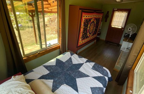 Elmira Resort | Tiny Home Caboose @ Zen Garden Sanctuary Spa