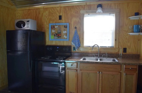 Evant Cabin | Tiny home hosted by D'Ann