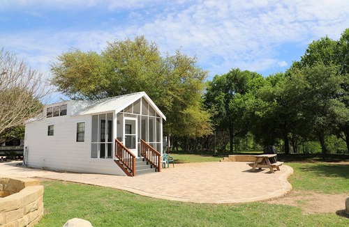Liberty Hill Cabin | Tiny Home nestled along the San Gabriel River.