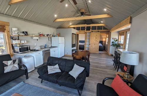 Stow Cottage | Tiny House #1 - Lakefront, Spacious, & Modern "Tiny Home" with 2 bdrms & 1 bath