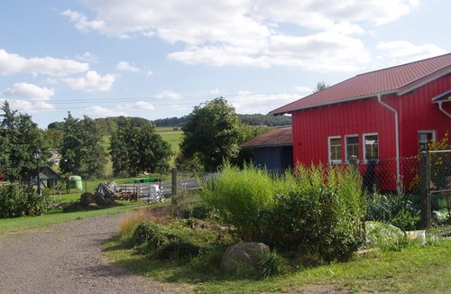 Grebenhain Apartment | Tiny house goat stable, 1 double bed + 1 single bed, max. for 4 persons