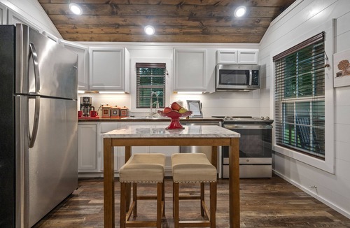 Golden House | Tiny House on 27 acres in Broken Bow!