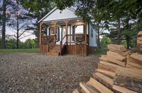 Golden House | Tiny House on 27 acres in Broken Bow!