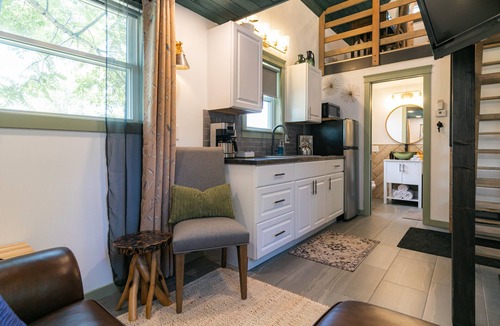 East Syracuse House | Tiny house with private Hot Tub