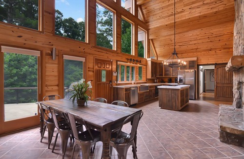 Blue Ridge Cabin | Toccoa Riverside Retreat ~ 45-Acre Estate, Fire Pit, Pool, Sauna, & More!