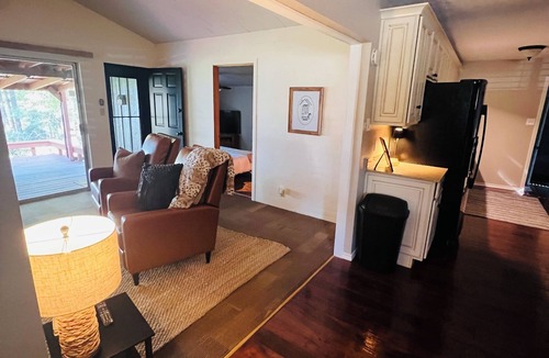 Negreet Cabin | Toledo Bend Lake Record Lodge - waterfront, private boat dock and Pet-friendly!