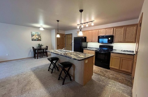 Tomah Apartment | Tomah Apartment: 2 Bedrooms, Balcony, Fitness Center & Family-Friendly!