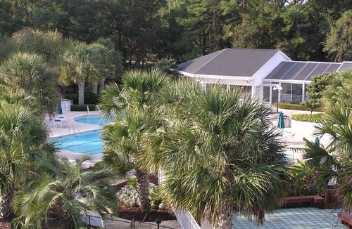 Sea Trail Condo | Top floor with balcony, with a pool view, 4 minutes to beach