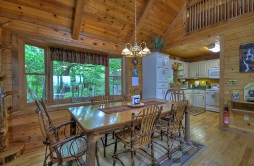 Morganton Cabin | Top of Mountain Views, Pet Friendly, Fenced Yard