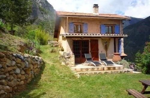 Roquebilliere House | Top quiet house facing the peaks of the Mercantour in part except