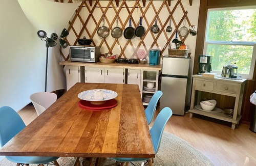 Ulster Park House | Totally secluded Yurt surrounded by waterfalls, brooks, cliffs and forest