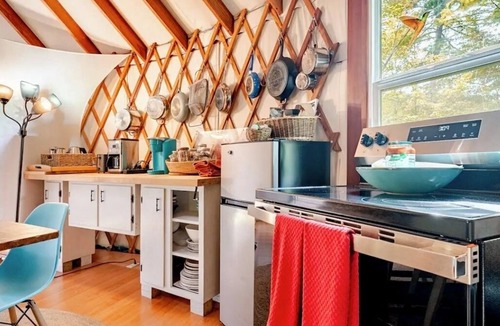 Ulster Park House | Totally secluded Yurt surrounded by waterfalls, brooks, cliffs and forest