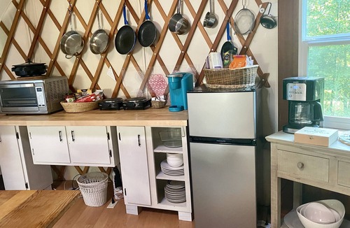 Ulster Park House | Totally secluded Yurt surrounded by waterfalls, brooks, cliffs and forest