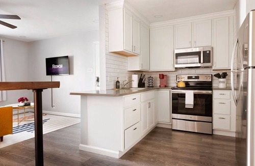 Tower Grove East Apartment | Tower Grove Bauhaus Beauty Near STL Attractions and Hospitals