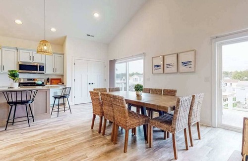 South Bethany Harbor House | Town of South Bethany canal-front home with dock & decks - two blocks to beach