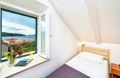 Lopud Island Villa | Traditional island villa with panoramic views, pool, sauna and alfresco dining