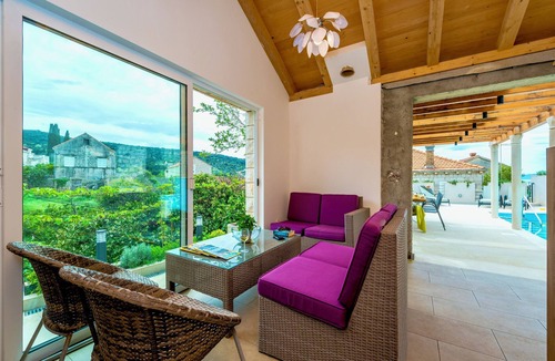 Lopud Island Villa | Traditional island villa with panoramic views, pool, sauna and alfresco dining