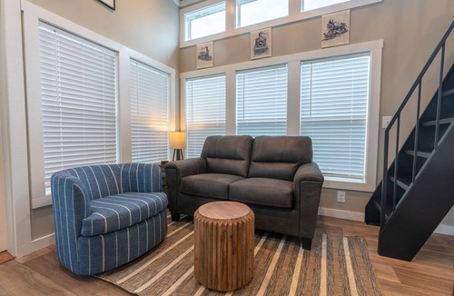 Bryson City Hotel | Train River Depo Tiny Luxury Living with River Views