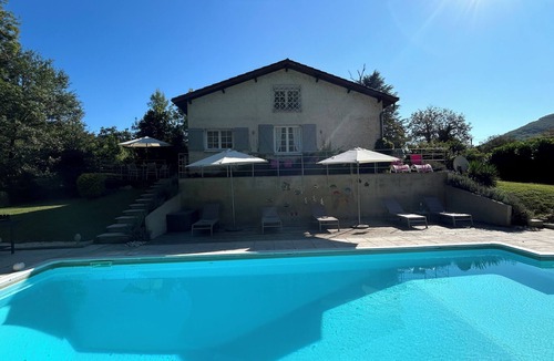 Saint-Antonin Noble Val House | Tranquil river setting/private heated pool/short stroll to famous medieval town