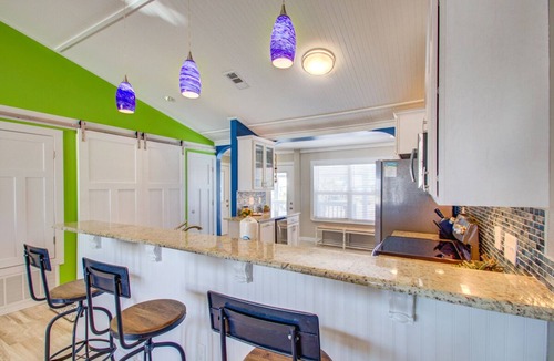 Villa Segunda House | Tranquil covered deck with Gulf views, private pool and easy beach access.