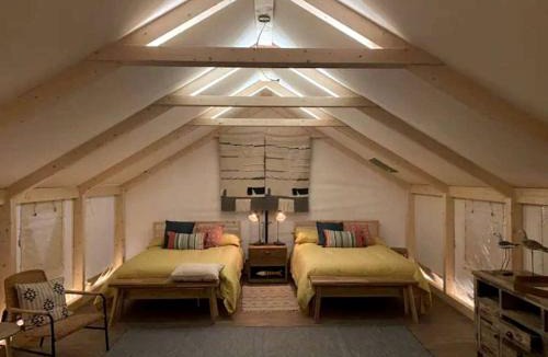 Bastrop House | Tranquil Lakefront Glamping Safari Tent with Scenic Views near Bastrop, Texas