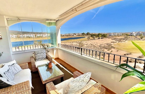 Jeronimo y Avileses y Balsicas de Arriba Apartment | Tranquil Lakeview Getaway with Terrace & Pools & Golf