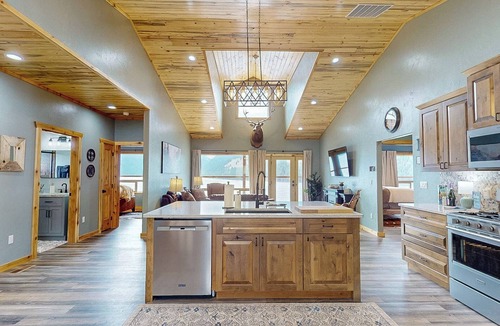 Joseph House | Tranquil lakeview home on Wallowa Lake. Pet-friendly with new appliances, modern furniture, and stunning views. Perfect getaway!