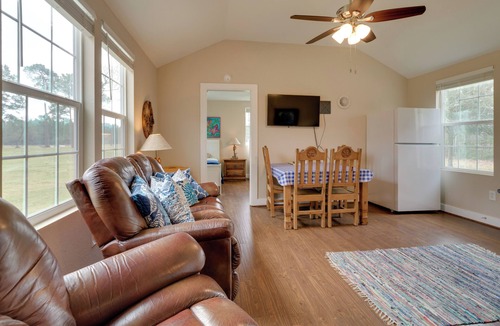 Waller Cabin | Tranquil Plantersville Cabin: Farm Animals On-Site