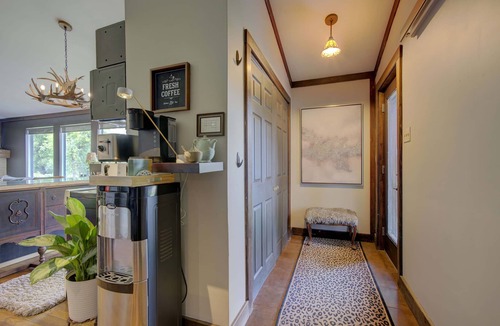 Newburgh Apartment | Tranquil/Private King Suite, Cozy, Riverfront w/hot tub,fireplace,firepit,trail.