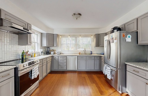 Boothbay House | Tranquil private riverfront home w/tidal dock & large yard