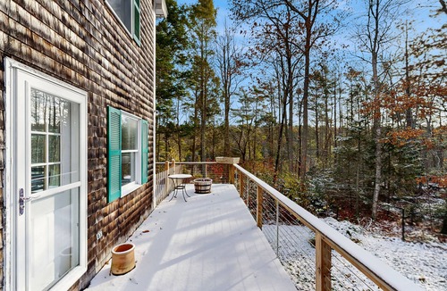 Boothbay House | Tranquil private riverfront home w/tidal dock & large yard