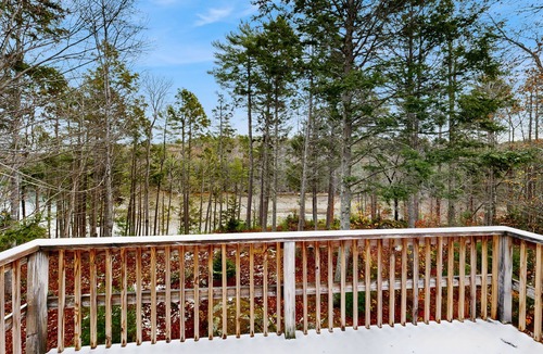 Boothbay House | Tranquil private riverfront home w/tidal dock & large yard