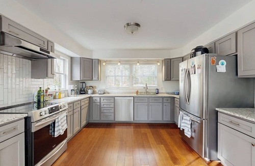 Boothbay House | Tranquil private riverfront home w/tidal dock & large yard