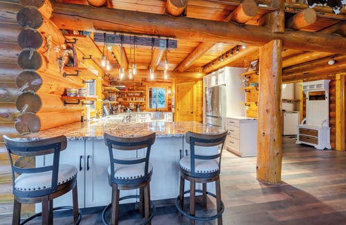 Gates Cabin | Tranquil River Front Log Cabin Retreat