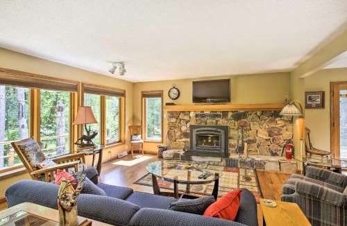 Baldwin House | Tranquil Riverside Home w/Wraparound Deck & Views