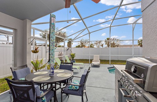 Eagle Pointe South House | Tranquil Times: Theater, Heated pool, Outdoor BBQ 6 miles from Disney