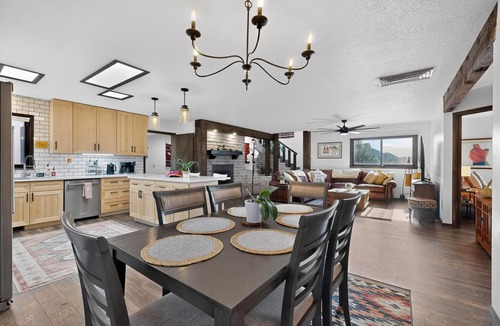 Northeast Heights House | Tranquil Trails- Spacious, Rooftop Deck, Pet Friendly, 2 Car Garage, 75 Inch TV