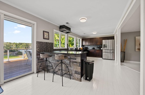 Jonesboro House | Tranquil Waters Lakehouse: Private Pool and Dock