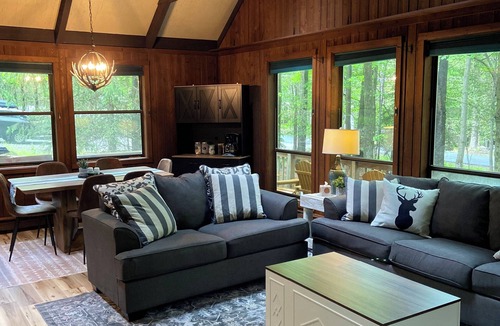 Gouldsboro House | Tranquility - Quiet and woodsy cabin in the North Pocono Woods