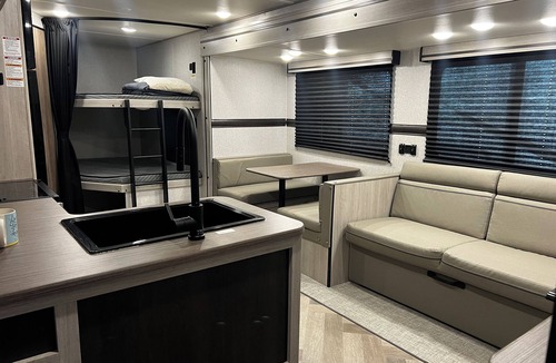 Bridgeport Resort | Travel Trailer With a Lake View: Your Cozy Escape Awaits!