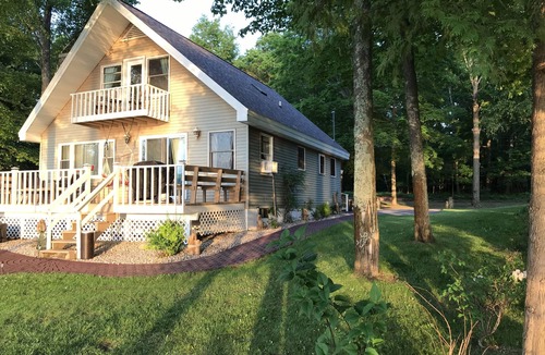 Traverse City House | Traverse City Lake Front w/Fireplace, Sauna, & Kayaks. Dogs welcome. June Avail