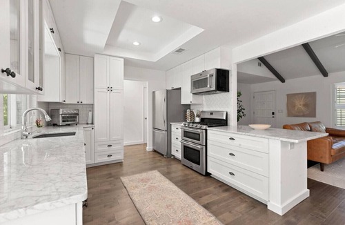 Greater South River City House | Travis Heights Home: Pool & walk to S. Congress